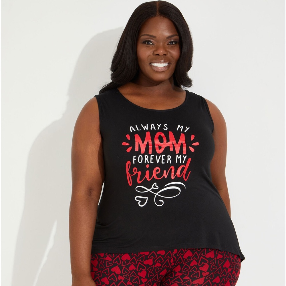 ALWAYS MOM PJ Shorts Set, Sz 1X